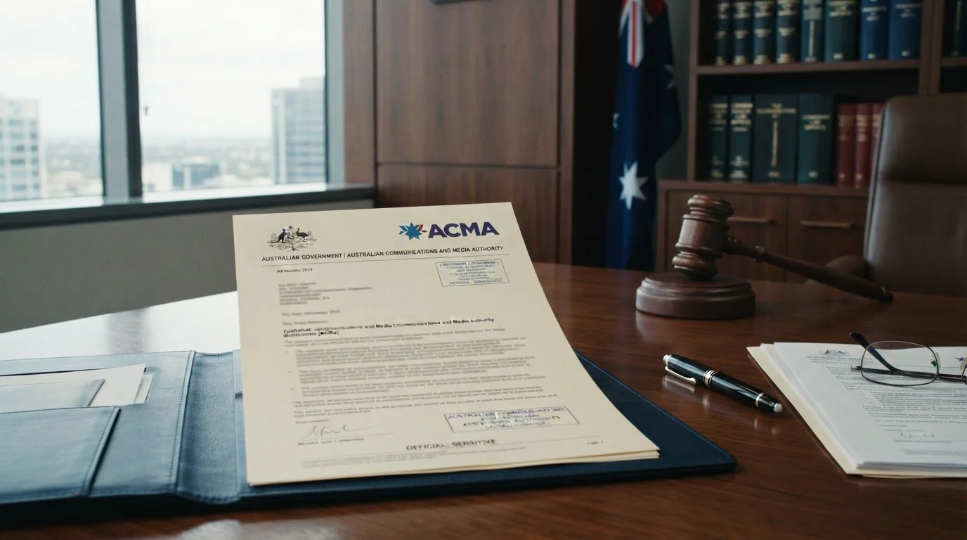 Australian Interactive Gambling Act document and ACMA blocked sites register