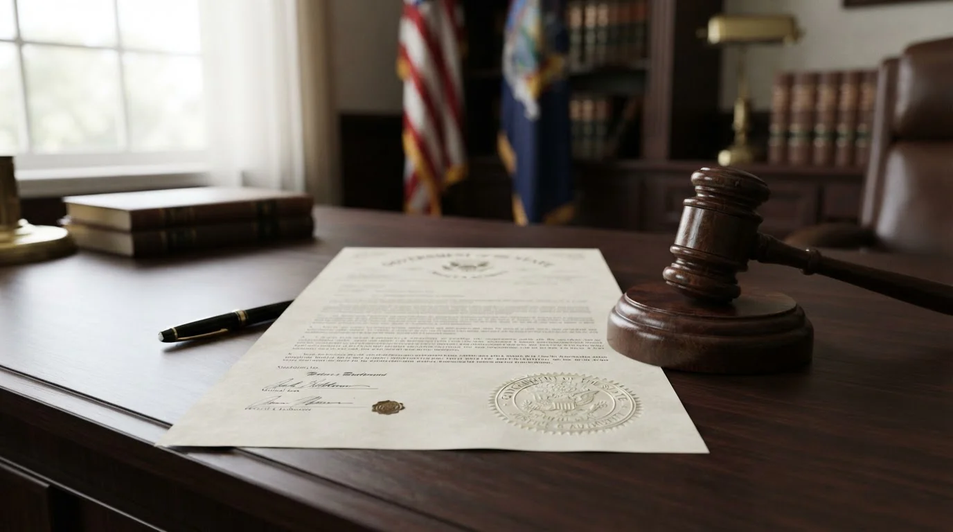 Australian regulatory document showing Interactive Gambling Act restrictions with gavel
